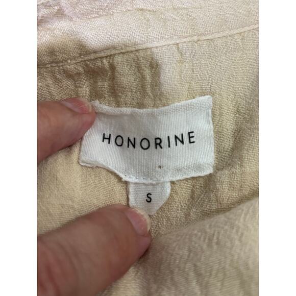 Honorine peach button front top, small, beachwear, coastal cowgirl, resort - Picture 4 of 4